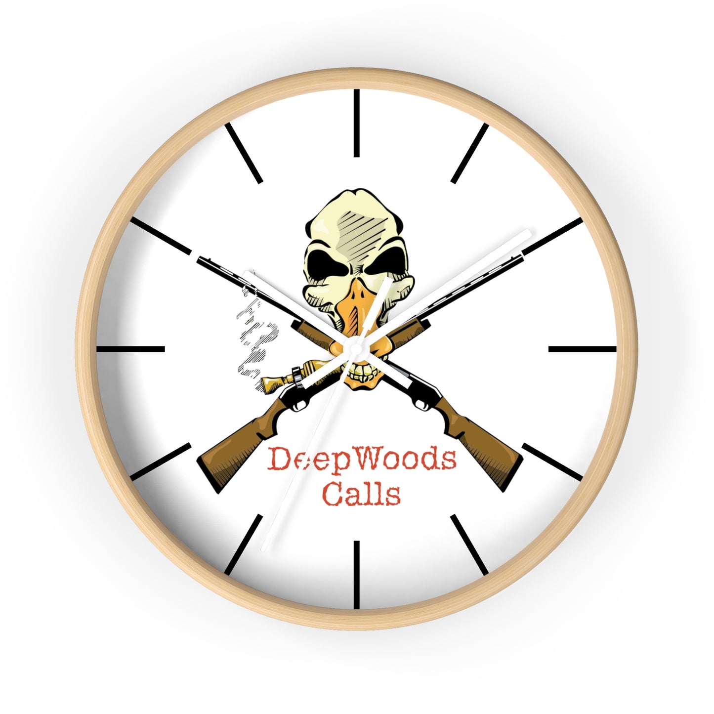 Deepwoods Calls Wall Clock