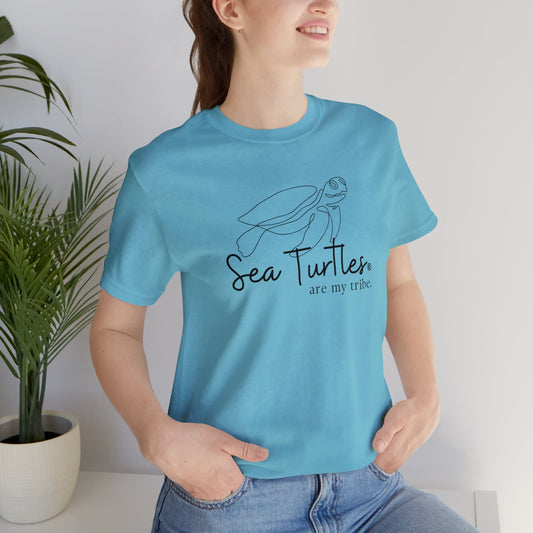 Sea Turtles Are My Tribe Unisex Jersey Short Sleeve Tee